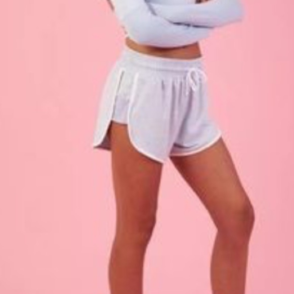 Nikki B light blue shorts